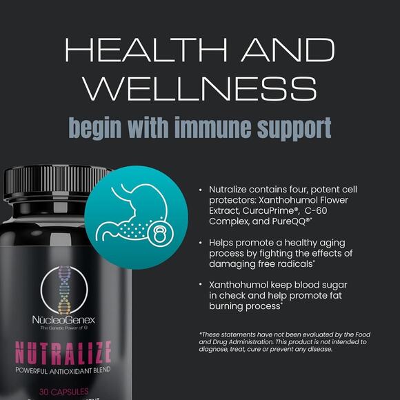 Nutralize - The Key to Supporting a Healthy Aging Process and Immune ( 2-PACK ) - Picture 5 of 7